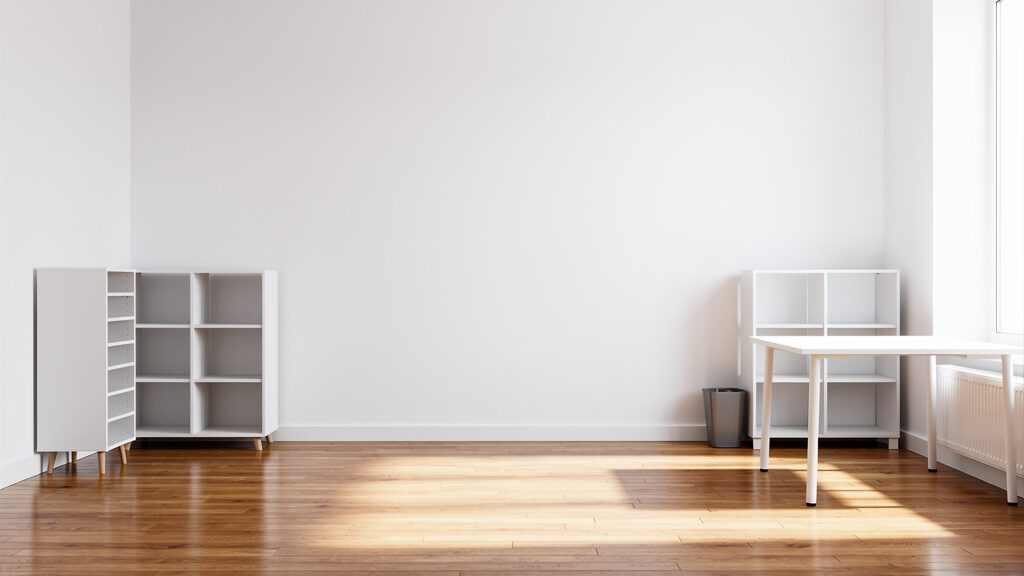 Room cleared after hoarding cleanup by DS Hauling in Indianapolis