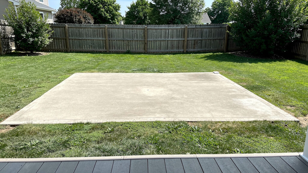Acrylic hot tub shell being loaded for removal in Indianapolis