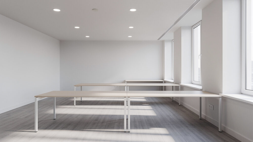 Clean office space after junk removal